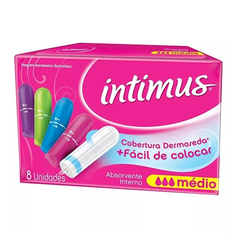 Abs.intimus Gel Interno Médio 8 unidades