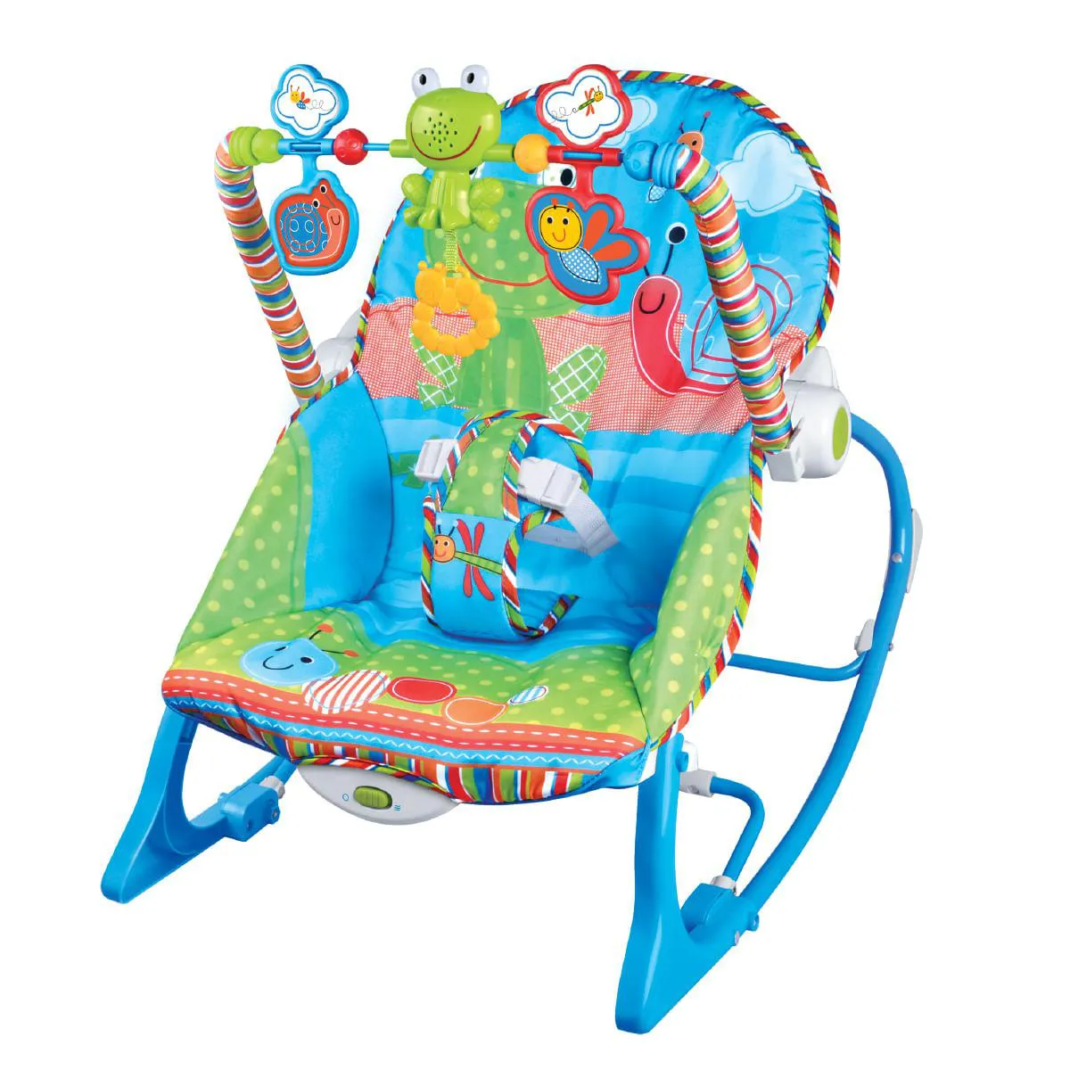 Cadeira de Descanso Musical Funtime Até 18Kgs Azul-Maxi Baby