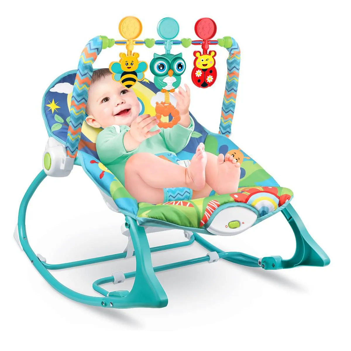 Cadeira de Descanso e Balanço Funtime 18Kgs Coruja Maxibaby