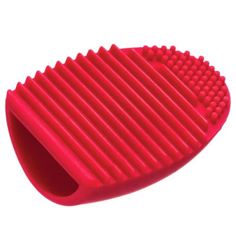 Esponja de Silicone para Limpeza de Pincéis Belliz Vermelho