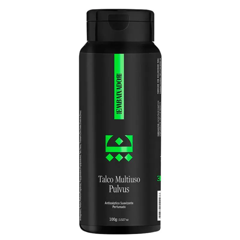 Talco Multiuso Pulvus Menthol Embaixador 100g