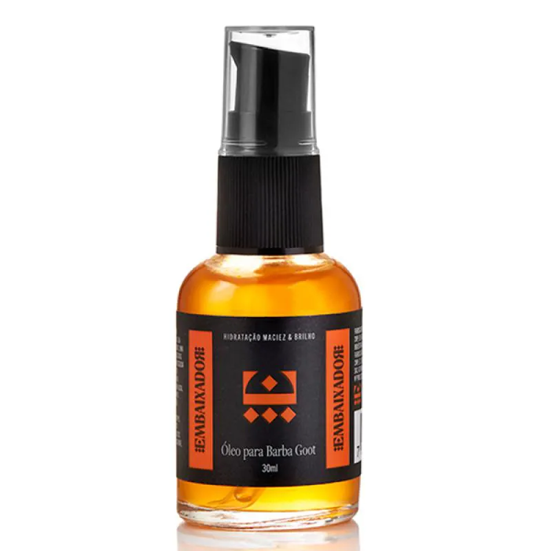 Óleo Hidratante para Barba Goot Embaixador 30ml