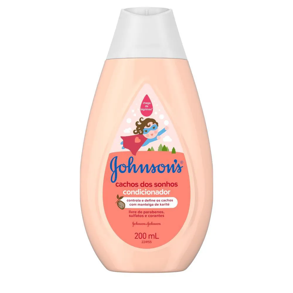 Condicionador Johnson's Cachos dos Sonhos Controle de Volume 200ml