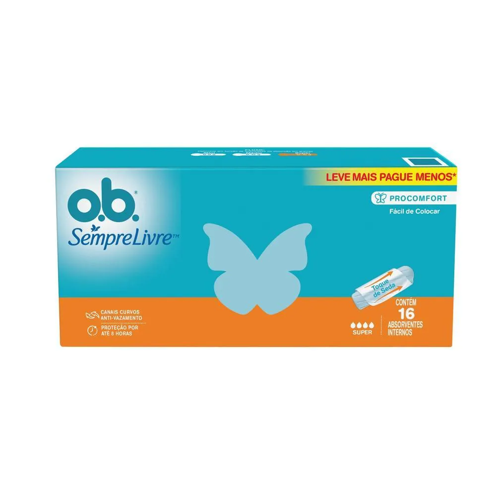 Absorvente Interno Ob Procomfort Super 16 unidades