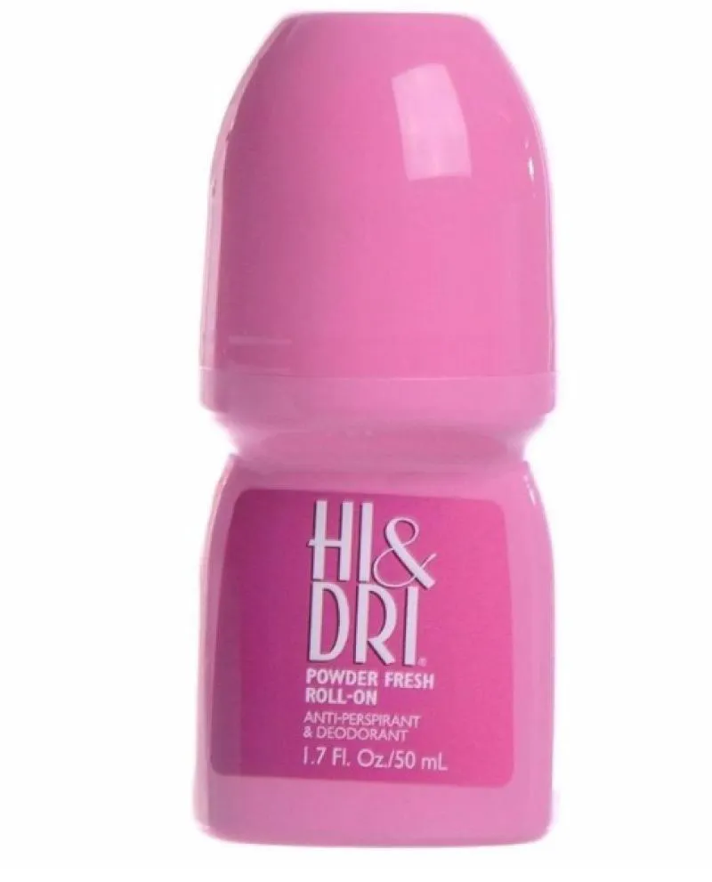 Desodorante Antitranspirante Roll-On Hi-Dri Powder Fresh Feminino 50ml