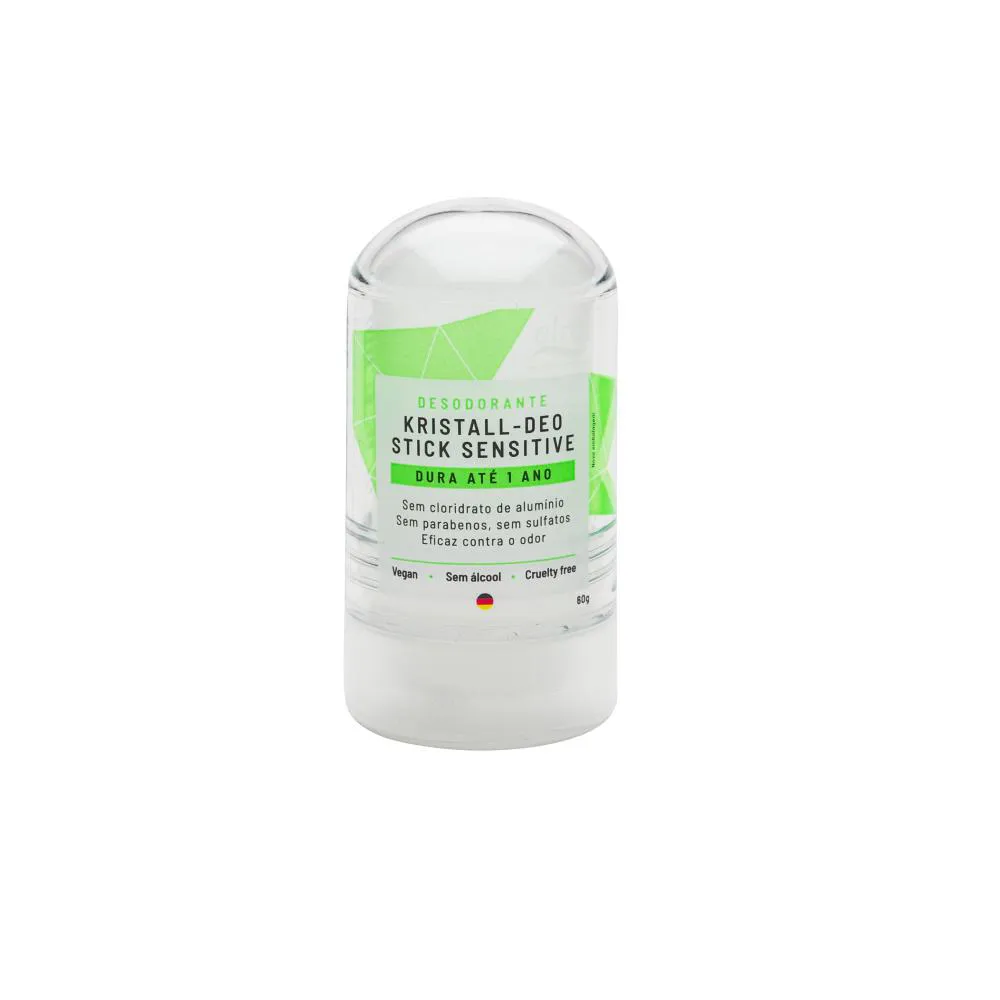 Desodorante Natural Pedra Cristal Alva Alemanha Kit 120g+60g