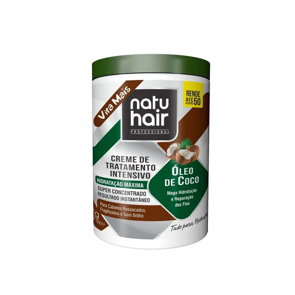 Creme de Tratamento Natu Hair Intensivo Óleo de Coco 1kg