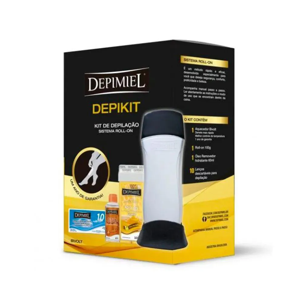 Aparelho Depilatório Depimiel Kit Bivolt Cabo Móvel 2 Pinos 1747