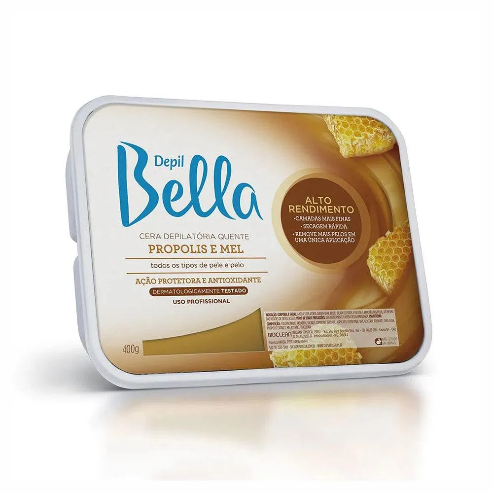 Cera Quente Depilatória Depil Bella Propólis 400g