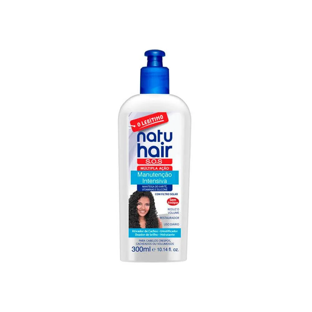 Creme para Pentear Natu Hair Sos Red Volume Manut Int 300ml