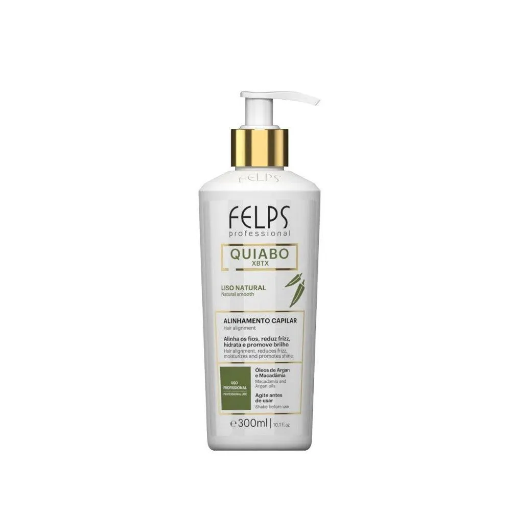 Escova Progressiva Felps Quiabo Xbtx Okra 300ml