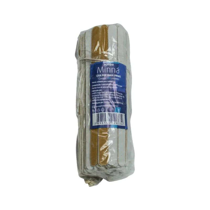 Lixa para Unhas Minná Pop 17cm C/144un