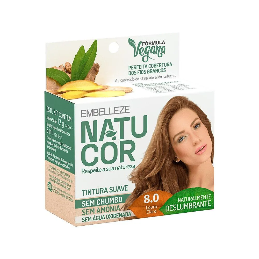 Tint Natucor Ind 8.0 Louro Claro