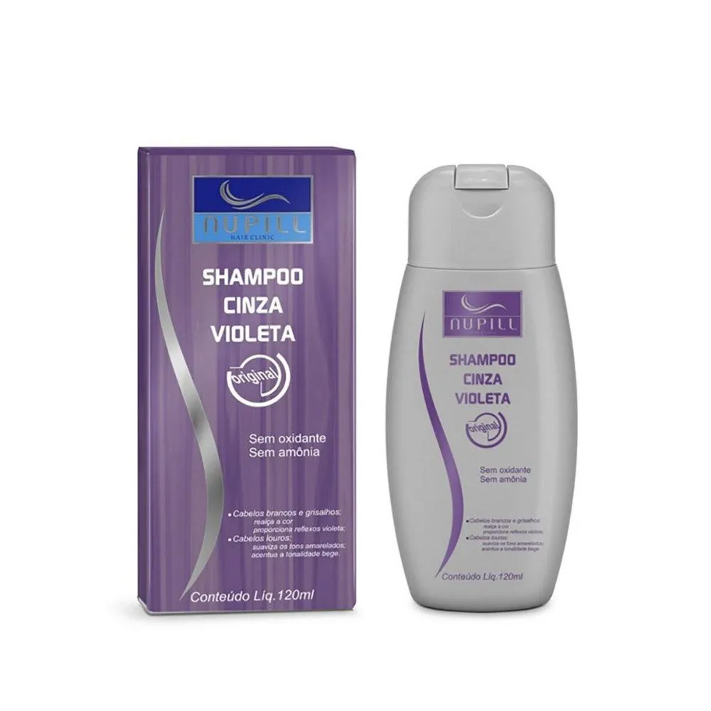 Shampoo Nupill Cinza Violeta 120ML
