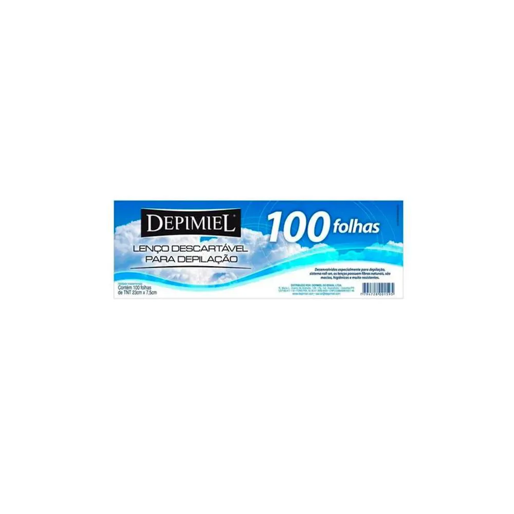 Papel Depilatório Depimiel 100fls