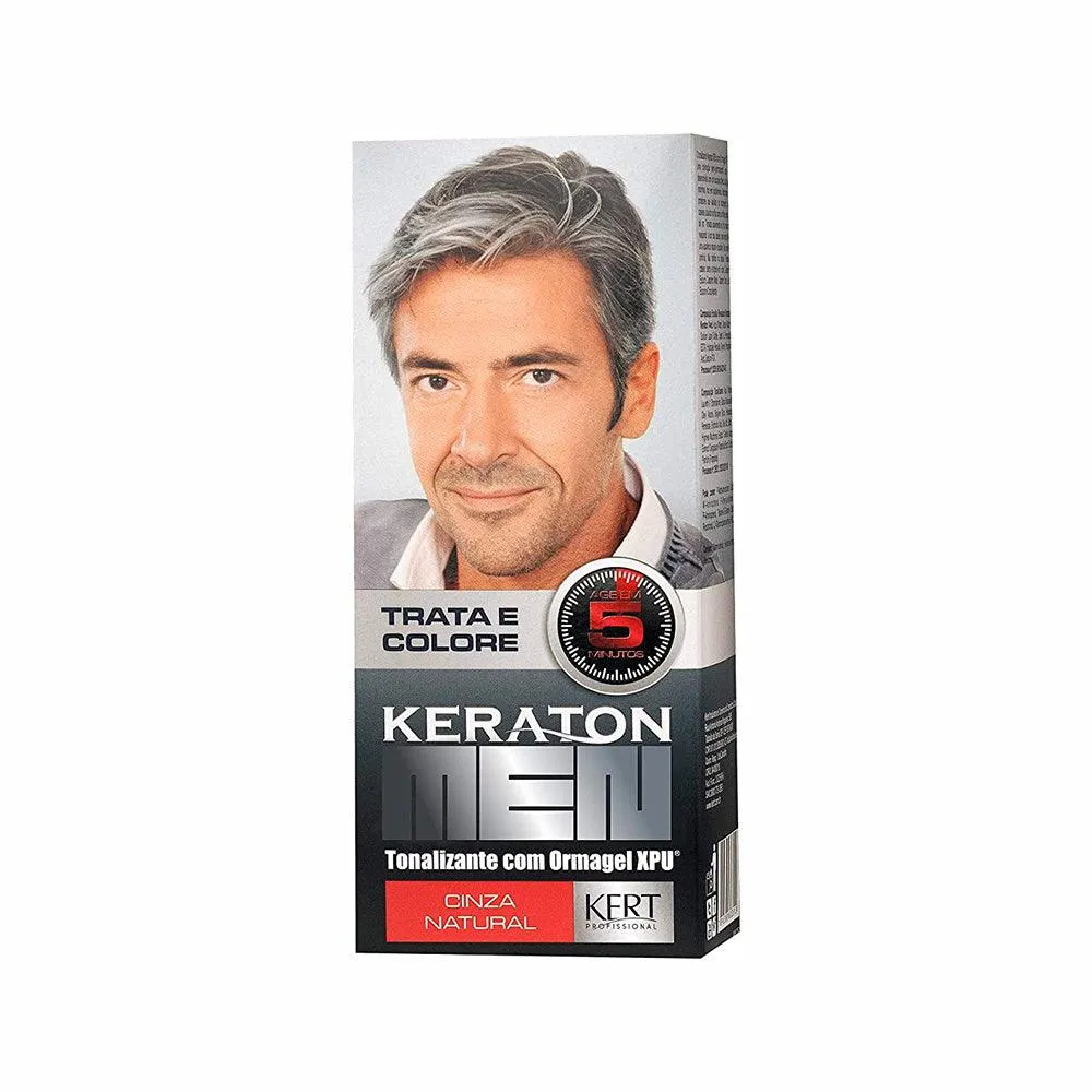 Tonalizante Keraton Men Cinza Natural