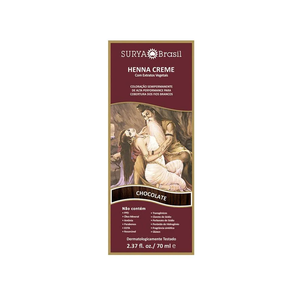 Henna Creme Natural Surya Chocolate