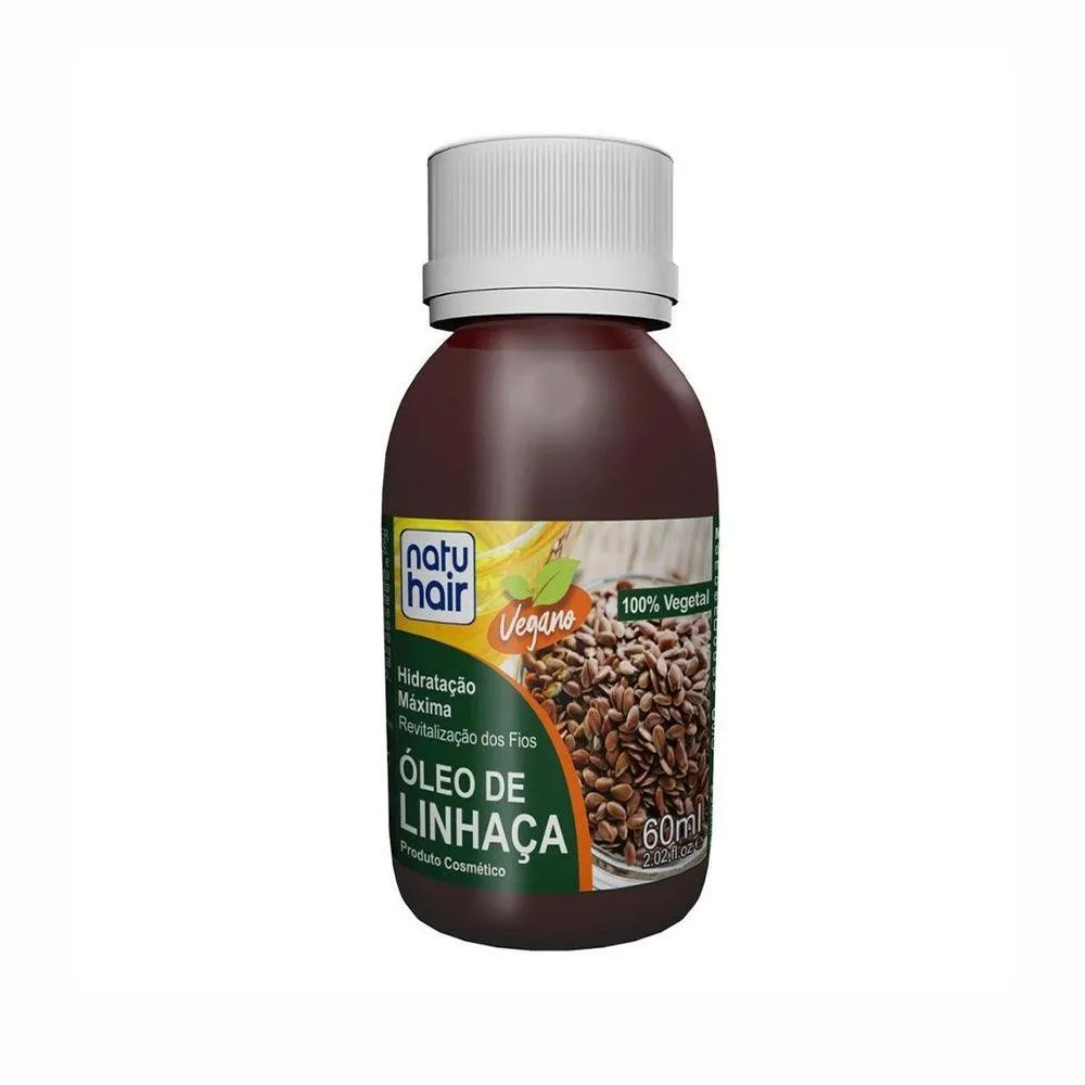 Óleo Capilar Natu Hair Linhaça 60ml