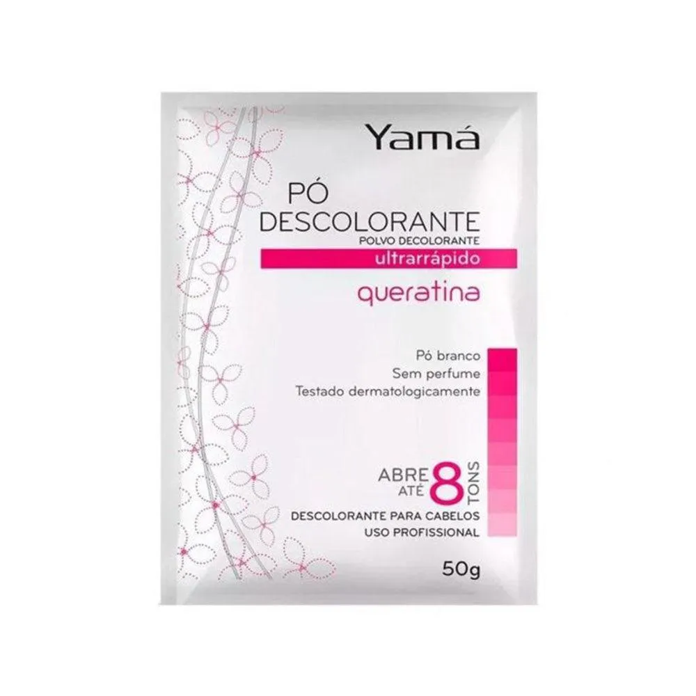 Pó Descolorante Yamá Queratina 50G