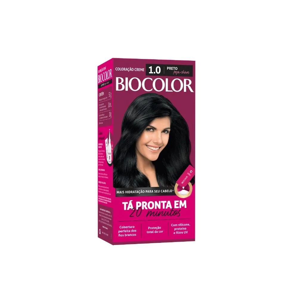 Tintura Biocolor Mini Kit 1.0 Preto