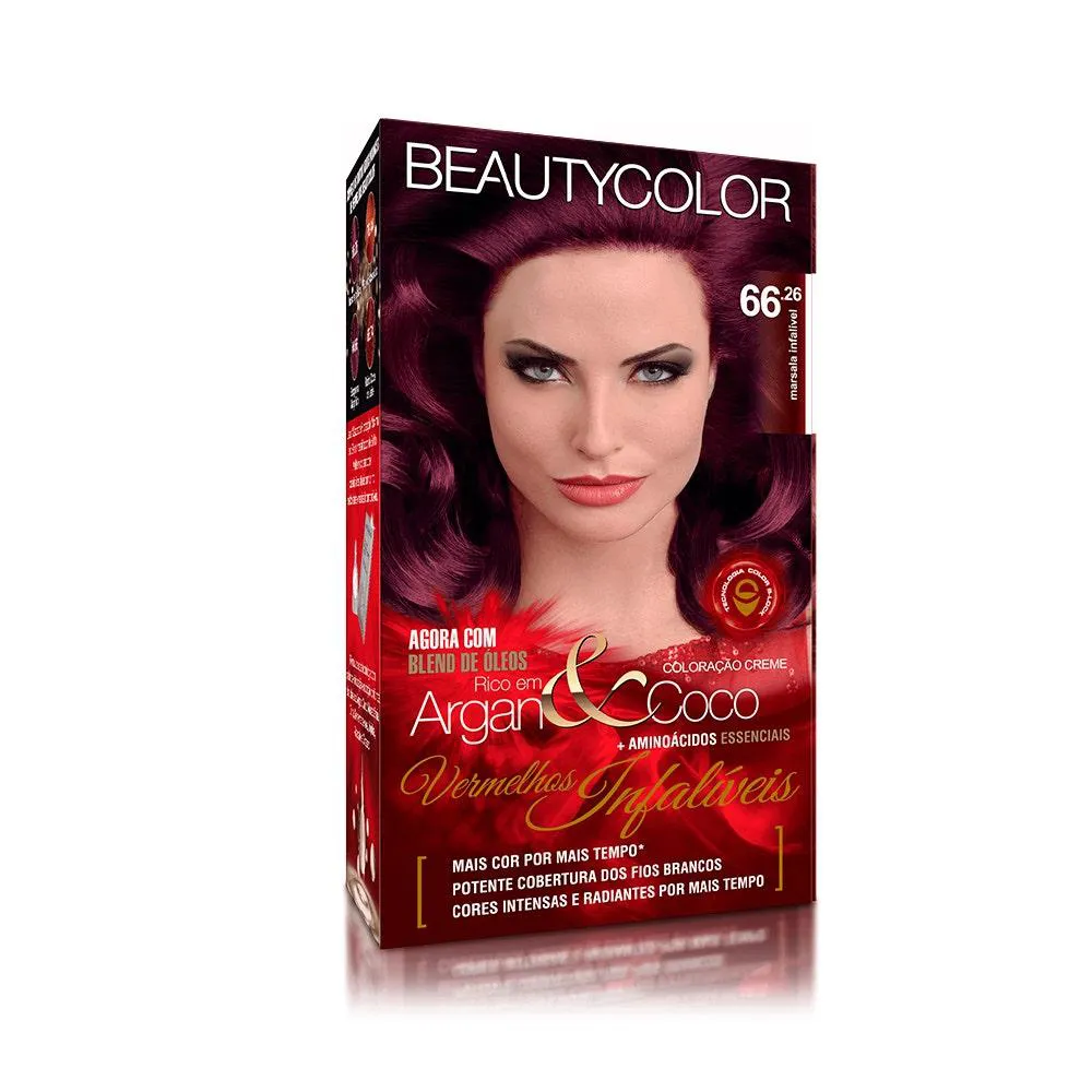 Tintura Beauty Color Kit 66.26 Marsala Infalível