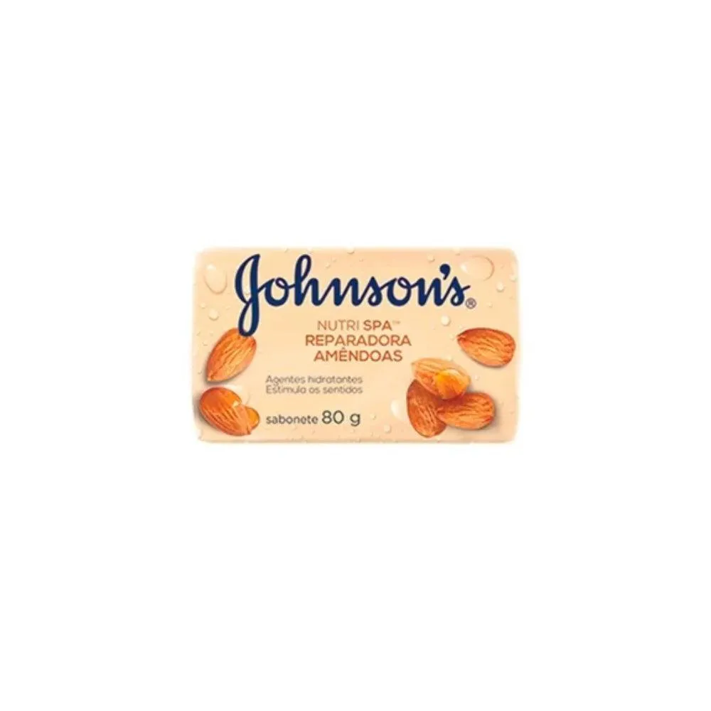 Sabonete Johnson's Amêndoas 80g