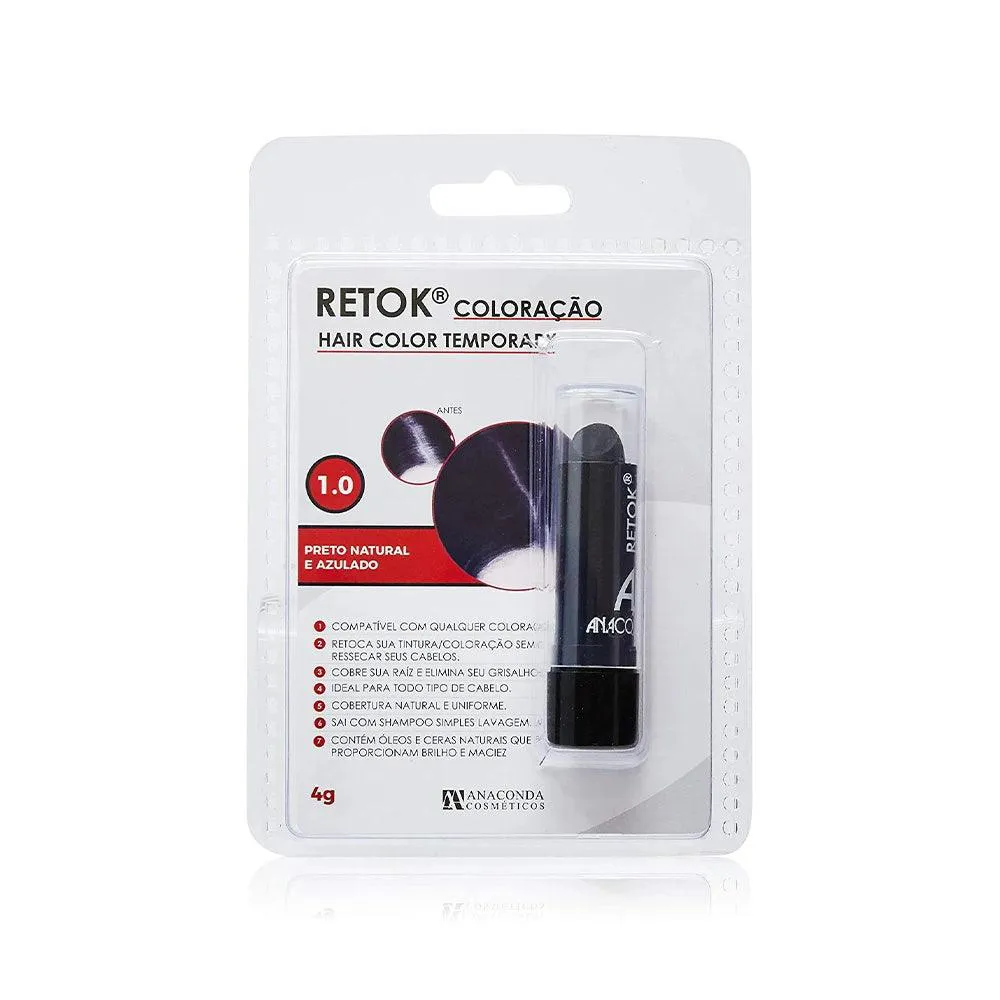 Hair Color Retok Anaconda Preto
