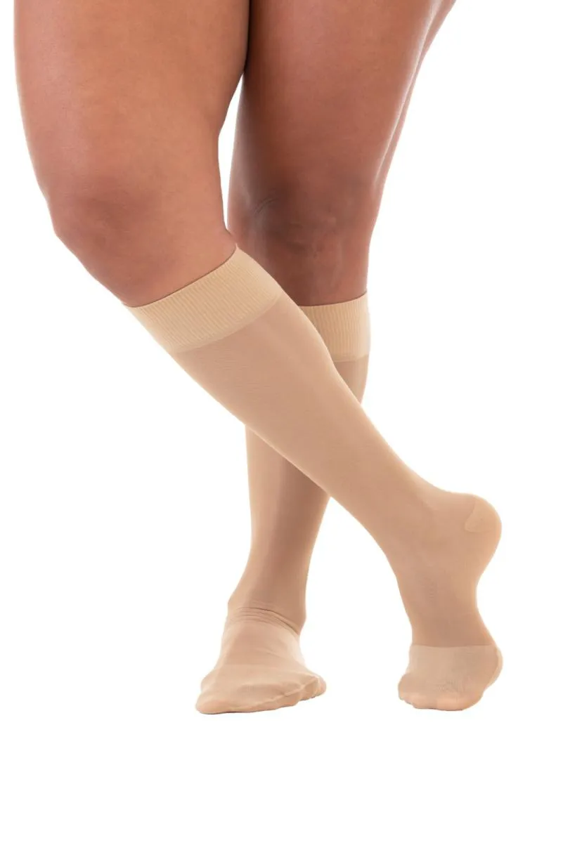 Meia Panturrilha Legline 15-23 Mmhg Ponteira Fechado Olinda - Venosan M