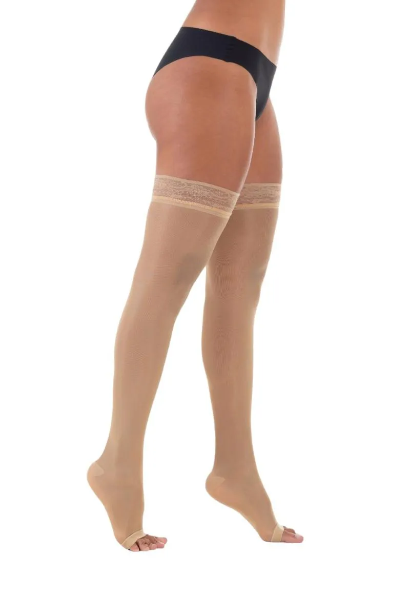 Meia Coxa Longa Comfortline Venosan 30-40 Mmhg Aberta Bege P