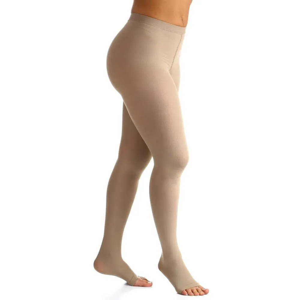 Meia-calça Select Comfort 20-30mmhg Aberta Natural M2