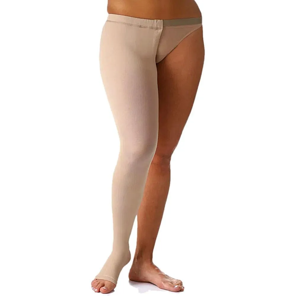 Meia 7/8 Cinta Sigvaris 30-40mmhg Aberta Natural Direito P2