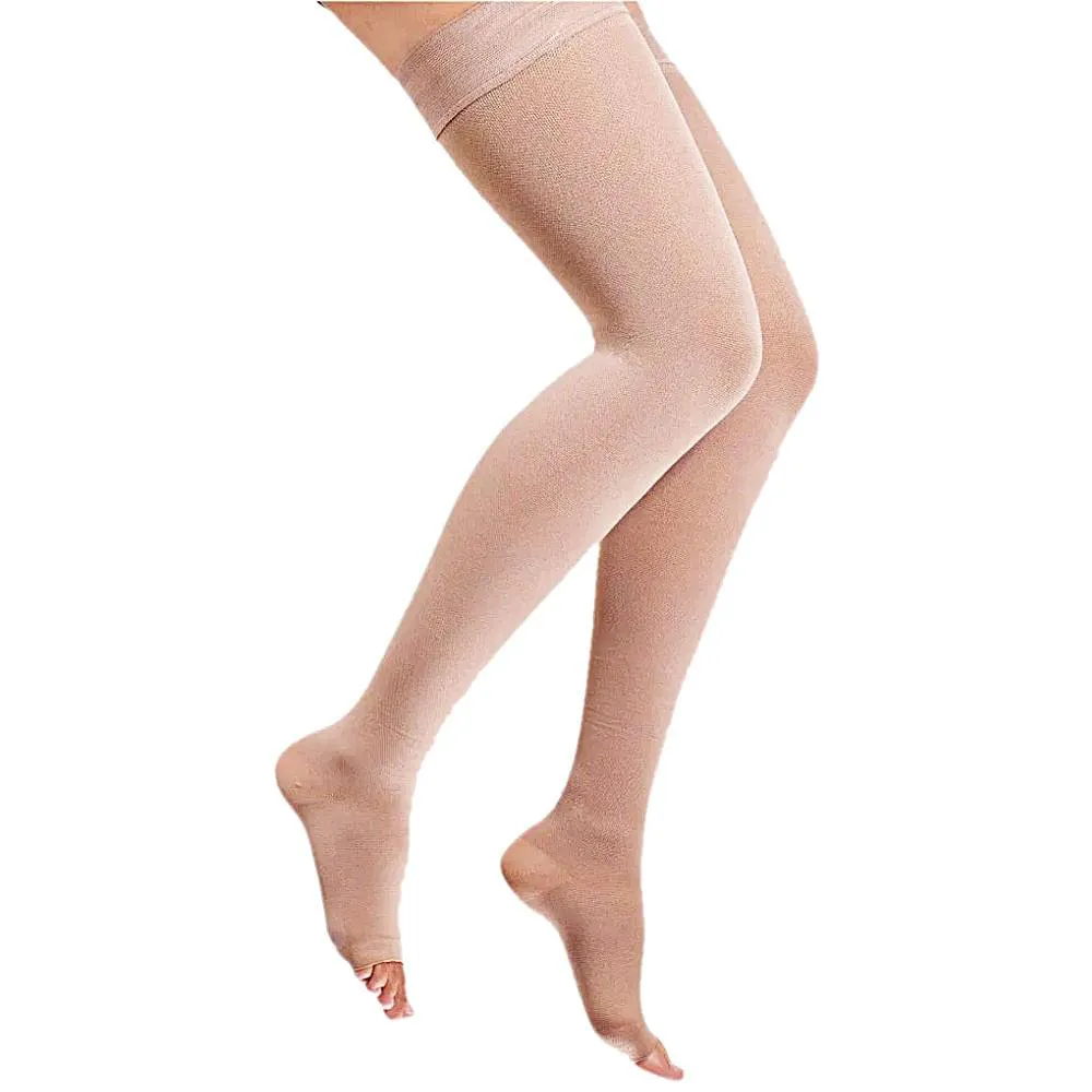 Meia 7/8 Venosan Comfortline 20-30mmhg Aberta Bege G Longa