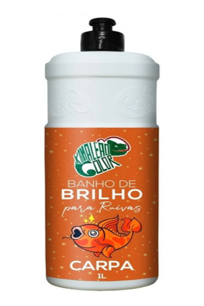 Banho de Brilho para Ruivas Carpa Kamaleão Color 1 Litro
