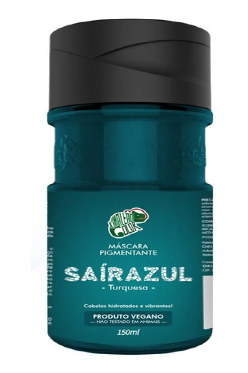 Máscara Tonalizante Saírazul Kamaleão Color Turquesa 150ml