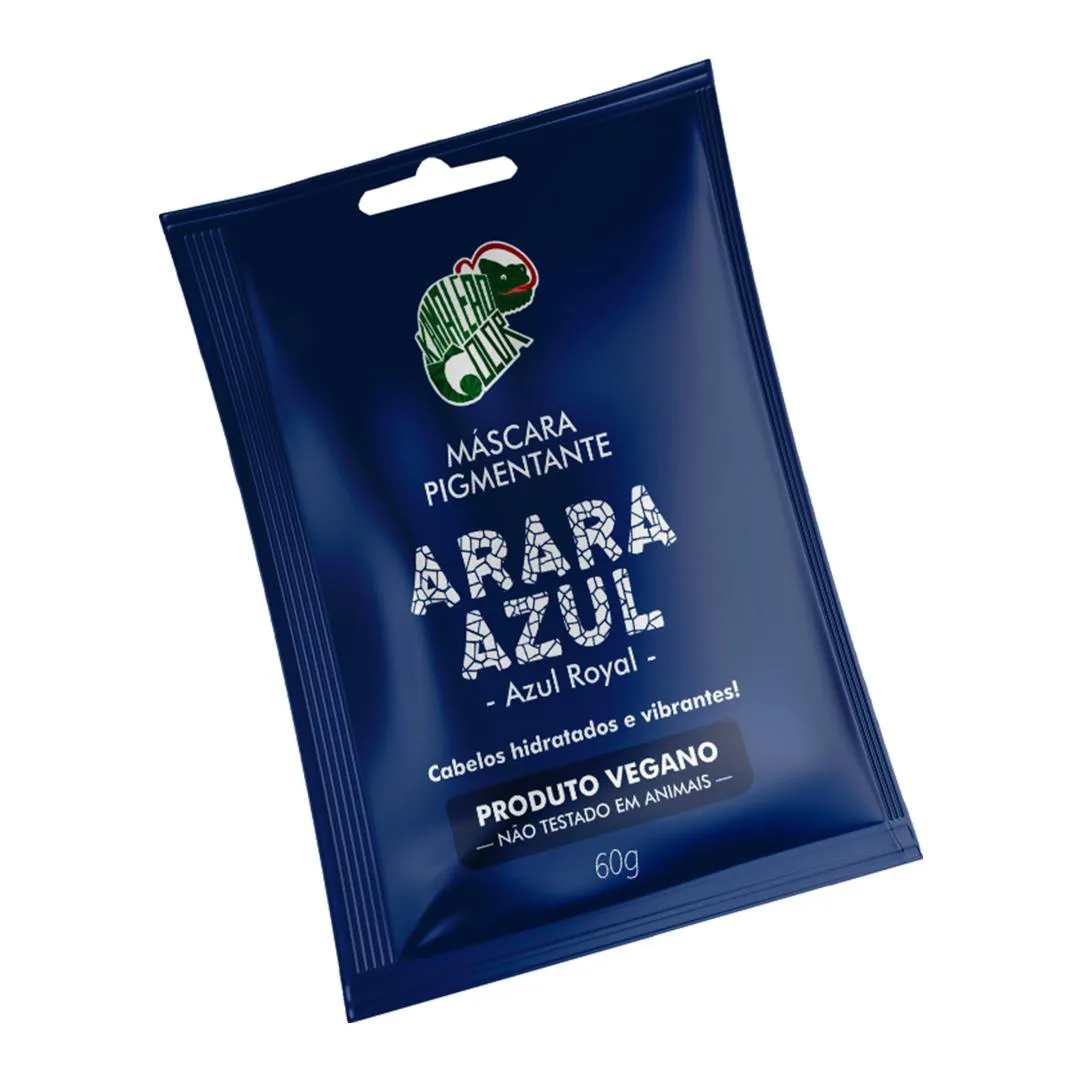 Sachê Máscara Tonalizante Arara Azul Royal Kamaleão Color 60g