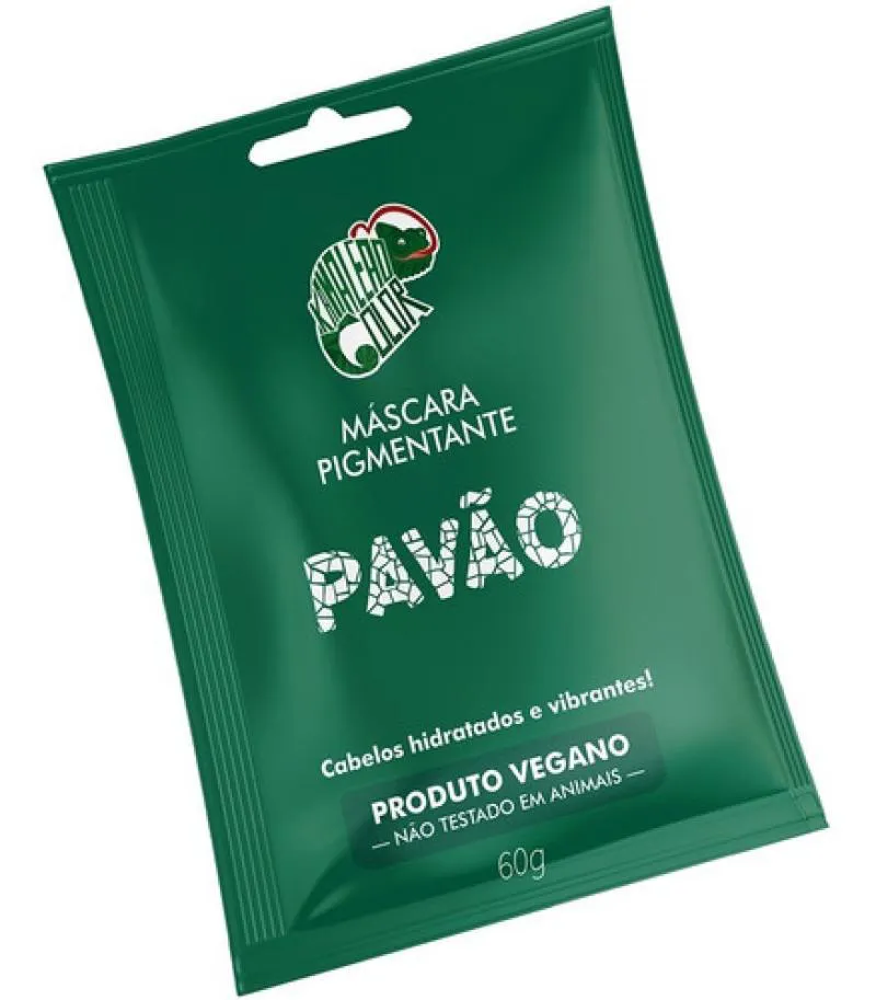 Sachê Máscara Tonalizante Pavão Verde Kamaleão 60g