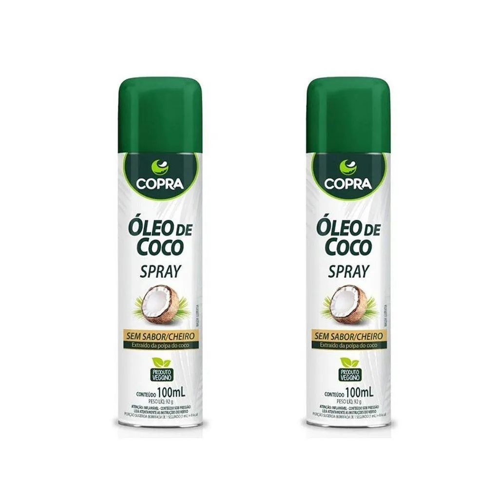2uni Óleo de Coco Sem Sabor Spray 100ml - Copra