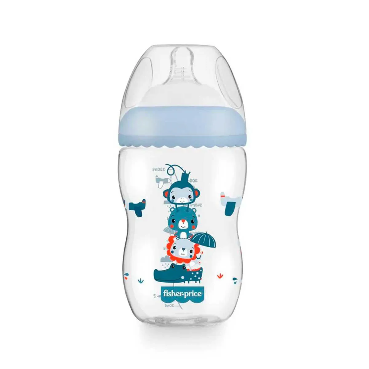 Mamadeira Fisher Price First Moments Azul Marshmallow 330ml