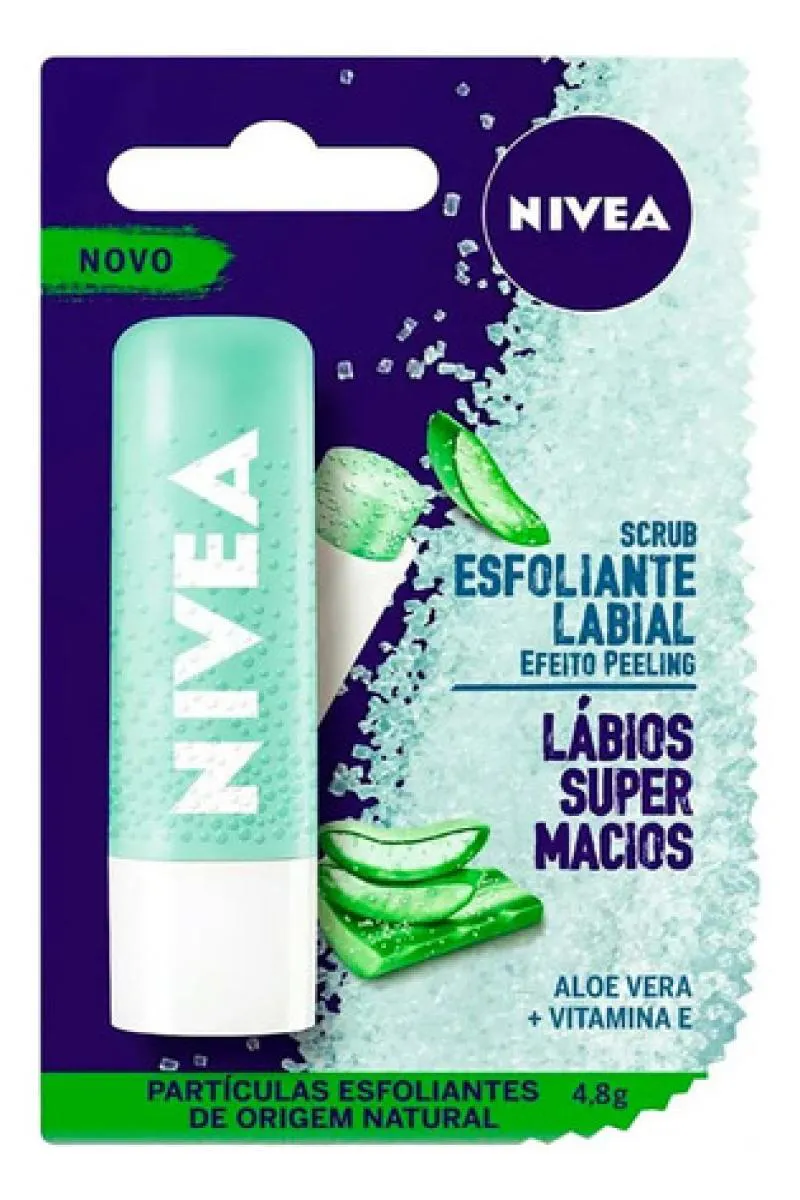 HIDRANTANTE LABIAL NIVEA ESFOLIANTE SCRUB ALOE VERA