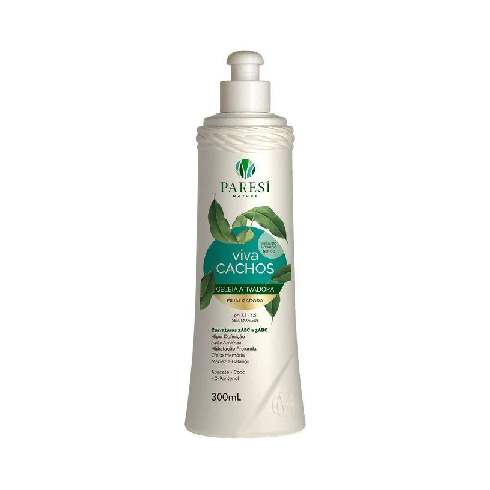Geleia Ativadora Finalizadora Viva Cachos 300ml Paresí Nature