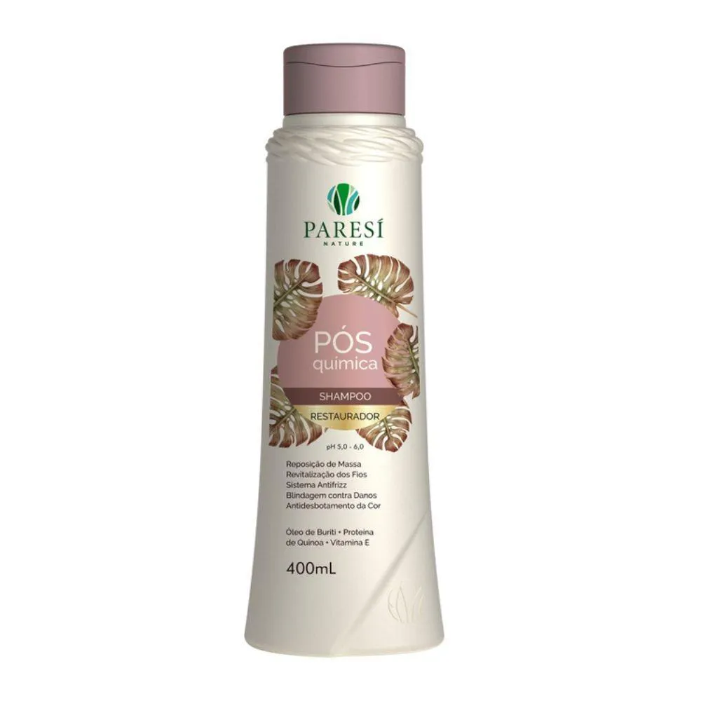 Shampoo Restaurador Pós Química 400ml Paresí Nature