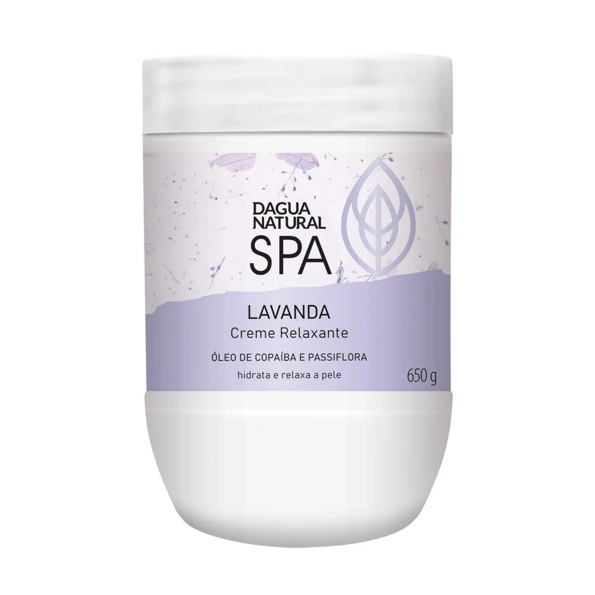 CREME DE MASSAGEM SPA LAVANDA HIDRATANTE E RELAXANTE CORPORAL 650G