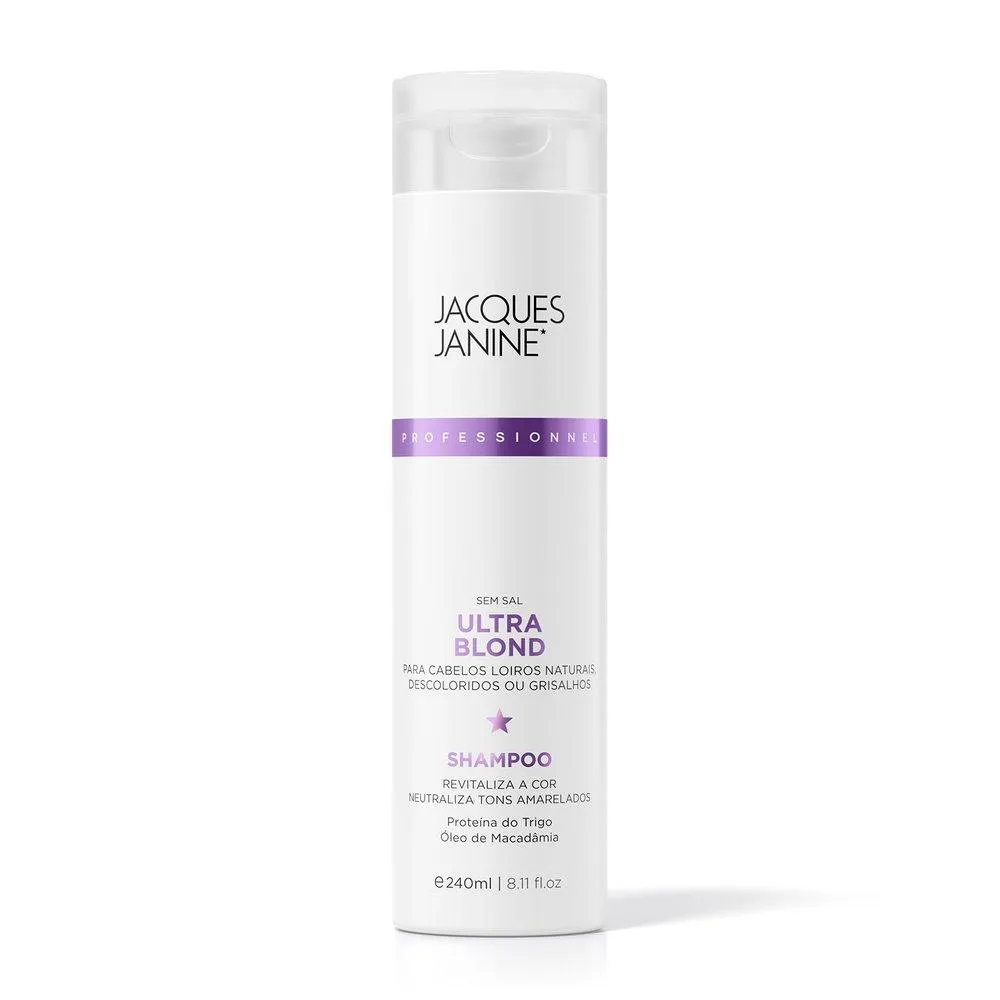 SHAMPOO JACQUES JANINE ULTRA BLOND - 240ML