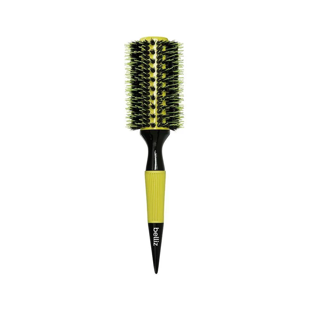 Escova de Madeira Premium Color Cerâmica 33MM Belliz - 482