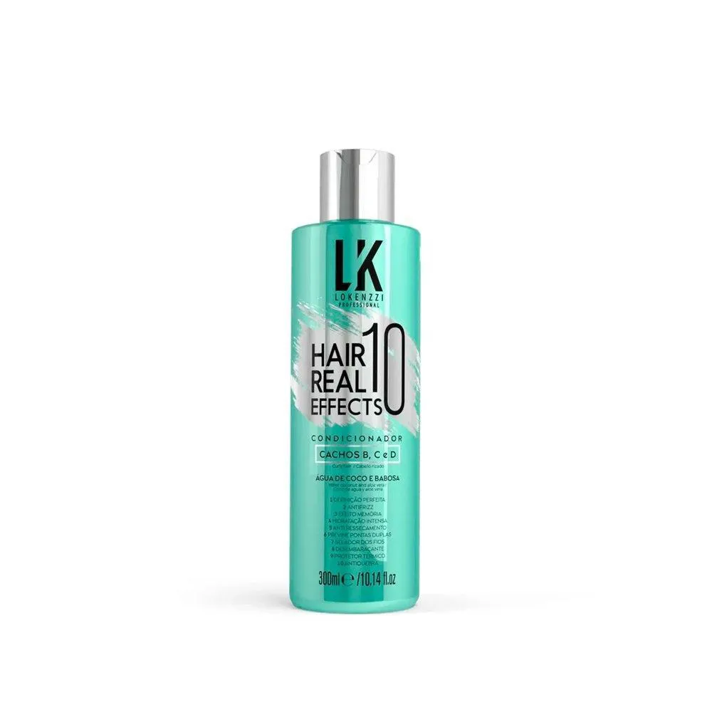 Condicionador Lokenzzi 10 Effects Cachos Hidratação Profunda 300ml