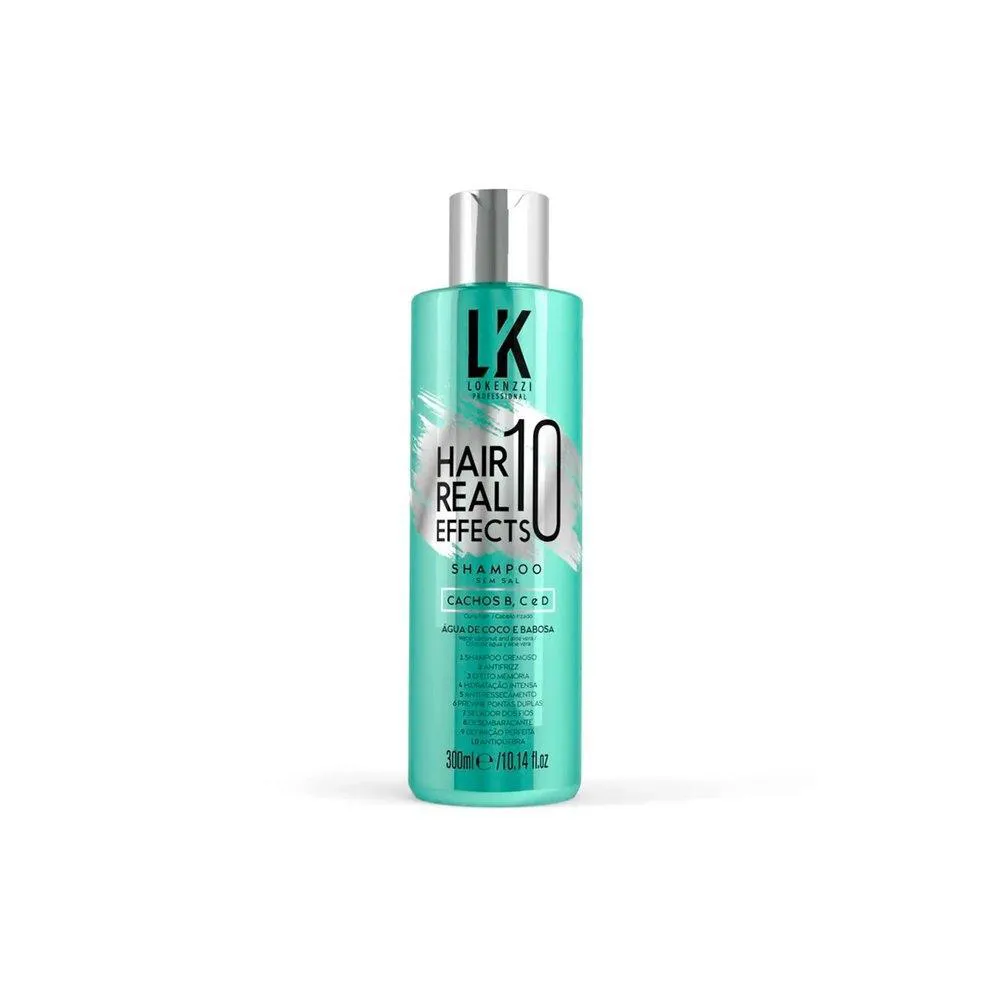 Shampoo Lokenzzi 10 Effects Cachos Definição de Cachos 300ml