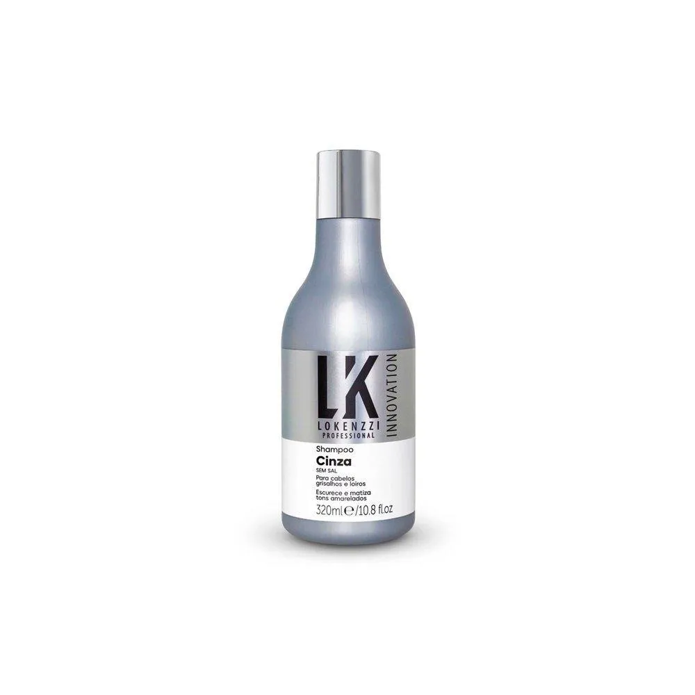 Shampoo Lokenzzi Cinza 320ML