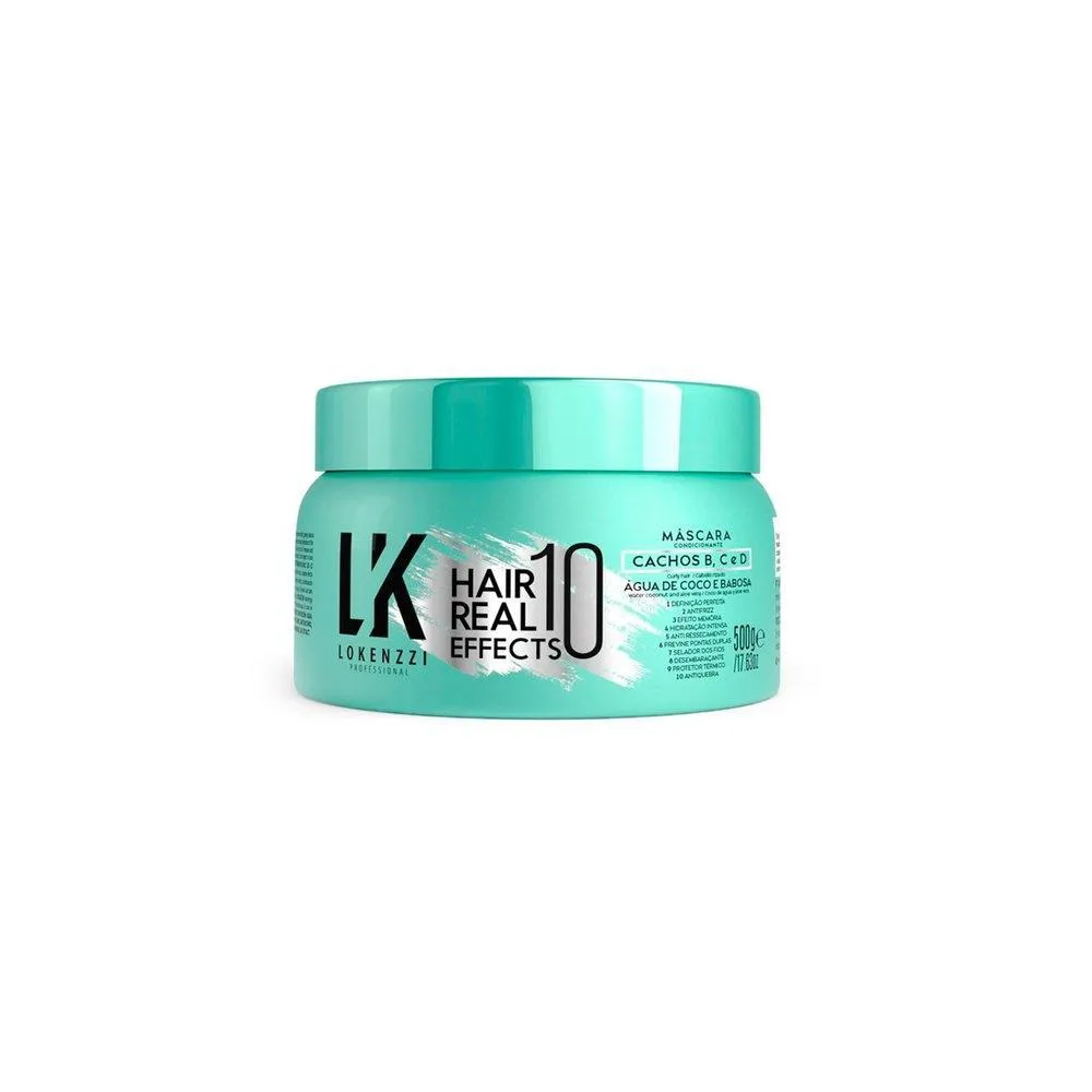 Máscara Lokenzzi 10 Effects Cachos 500G