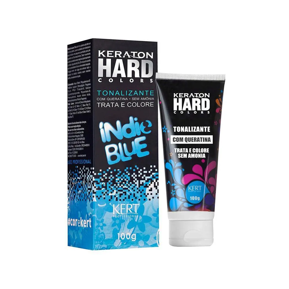 Tonalizante Keraton Hard Color Indie Blue - 100G