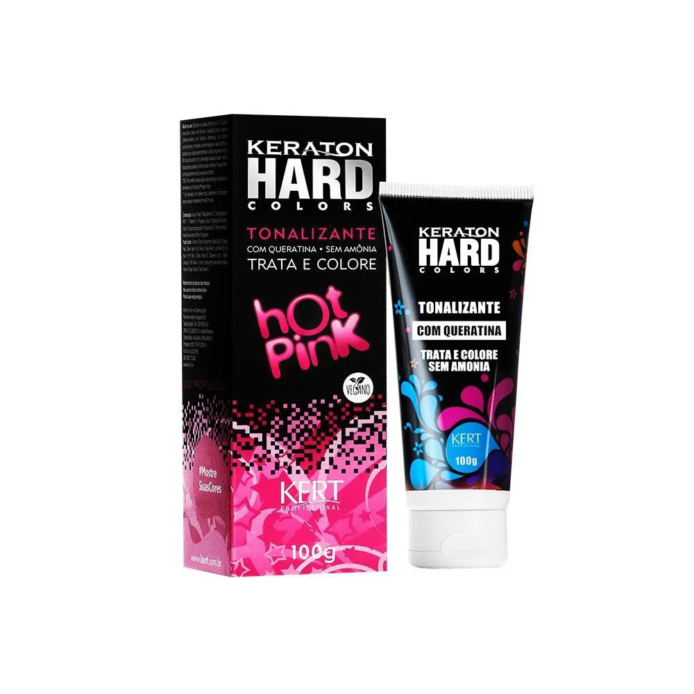 TONALIZANTE KERATON HARD COLOR HOT PINK - 100G